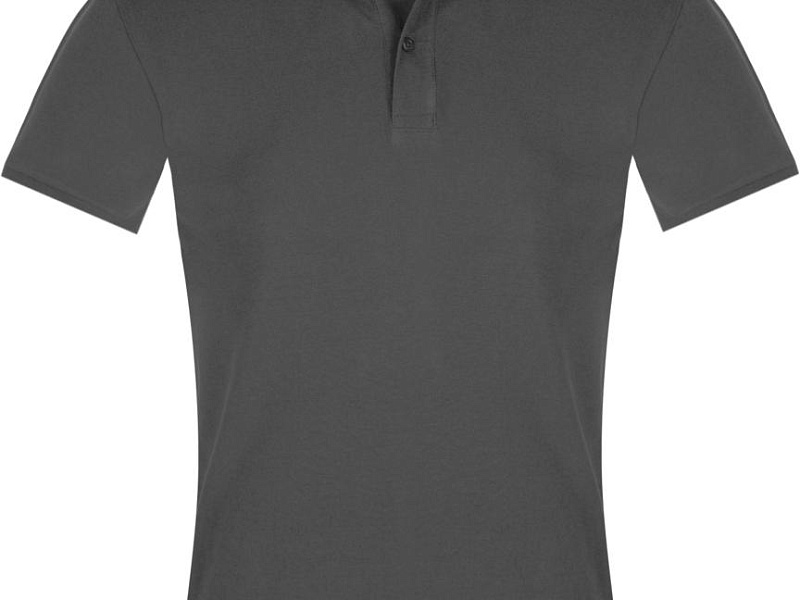 Рубашка поло мужская Perfect Men 180 темно-серая