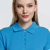 Рубашка поло женская Virma Premium Lady, бирюзовая