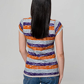 Футболка женская Rayet Lady двусторонняя, оранжевая с фиолетовым