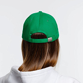 Бейсболка Spiker, зеленая с белым