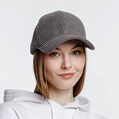 Бейсболка Soft Core, серая