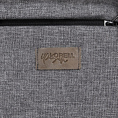 Лейбл кожаный Pasek, XS, серый