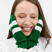Варежки Winwear, зеленые (глубокий зеленый)