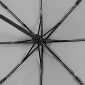Зонт складной Hard Work с проявляющимся рисунком, серый