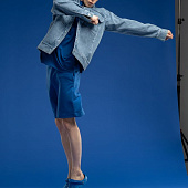 Куртка джинсовая O2, голубая