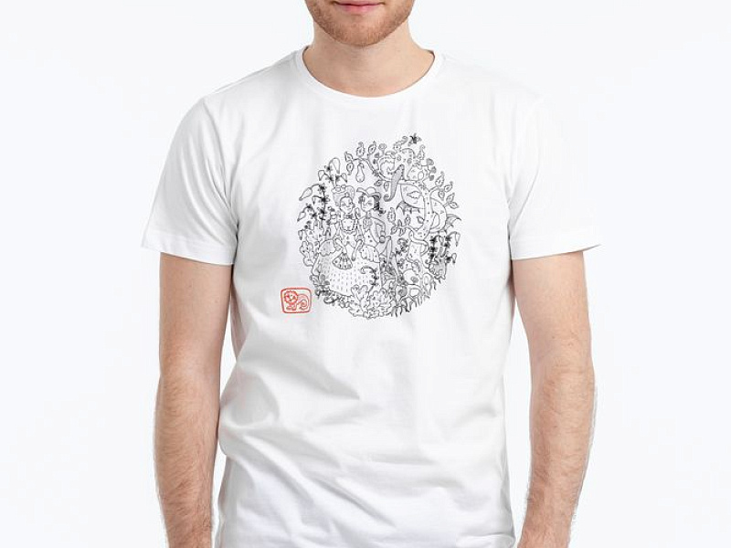 Футболка «Кавалер», белая