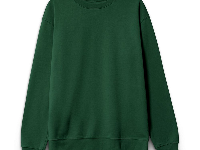 Свитшот унисекс Columbia, темно-зеленый