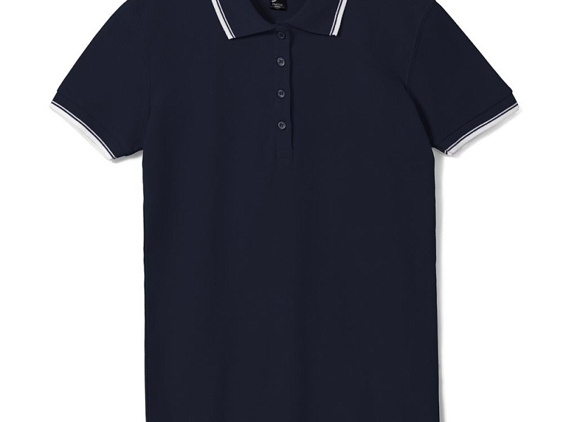 Рубашка поло женская Practice Women 270, темно-синяя с белым