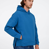 Худи оверсайз унисекс Tolla, синее (джинс)