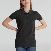 Рубашка поло женская Phoenix Women, темно-серый меланж