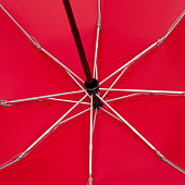 Зонт наоборот складной Futurum со светоотражающим кантом, красный