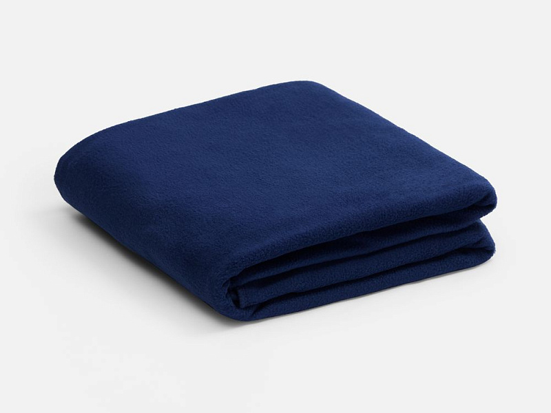 Флисовый плед Warm&Peace XL, синий