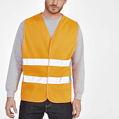 Жилет светоотражающий Secure Pro, оранжевый неон