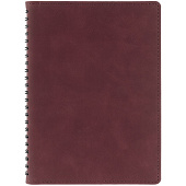 Ежедневник Spring Urban на заказ, недатированный, бордовый