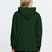 Толстовка на молнии с капюшоном Siverga 2.0, темно-зеленая