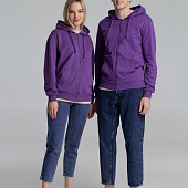 Толстовка на молнии с капюшоном Siverga 2.0, фиолетовая