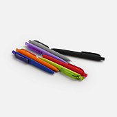 Ручка шариковая Prodir DS8 PRR-T Soft Touch, синяя