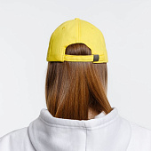 Бейсболка Spiker, желтая с белым