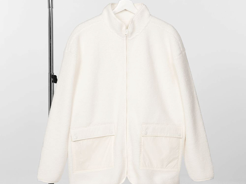 Куртка унисекс Oblako, молочно-белая