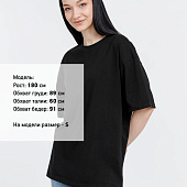 Футболка оверсайз унисекс Big Haul, черная