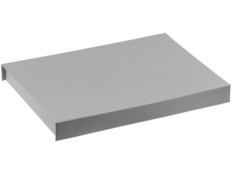 Коробка Roomy с ложементом под ежедневник А4 и ручку, серая