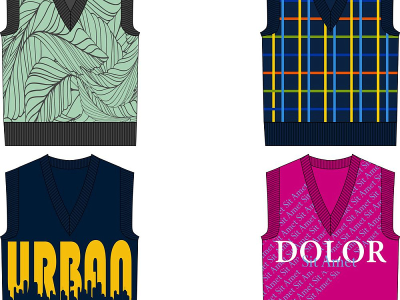 Жилет оверсайз Tricksy Net на заказ, акрил