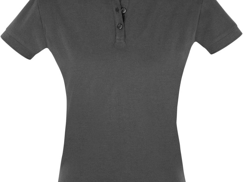 Рубашка поло женская Perfect Women 180 темно-серая
