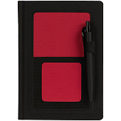 Ежедневник Mobile на заказ, недатированный, черно-красный