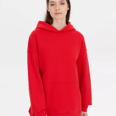 Худи оверсайз унисекс Outshine, красное