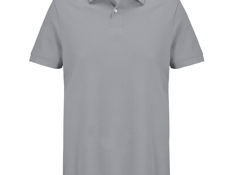 Рубашка поло унисекс Pacific, серая