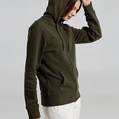 Толстовка на молнии с капюшоном унисекс King, хаки