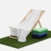Флисовый плед Warm&Peace XL, белый