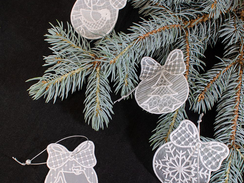 Набор подвесок «Зимние узоры»