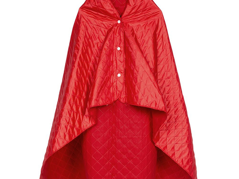 Плед-пончо для пикника SnapCoat, красный