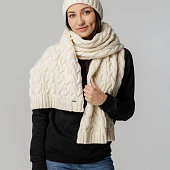 Шарф Loren, молочно-белый (ванильный)
