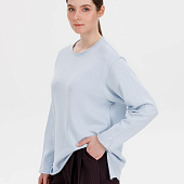 Лонгслив унисекс Siluetti Fuori, светло-голубой