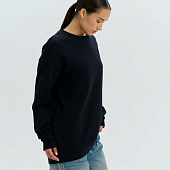 Свитшот оверсайз унисекс Omnifit, черный