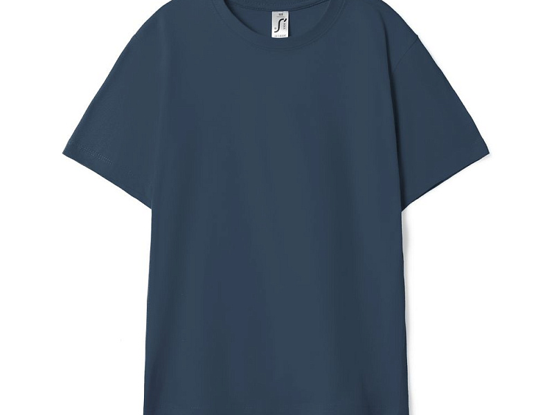 Футболка детская Regent Kids 150, синяя (джинс)