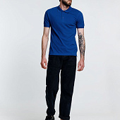 Рубашка поло мужская Adam, ярко-синяя