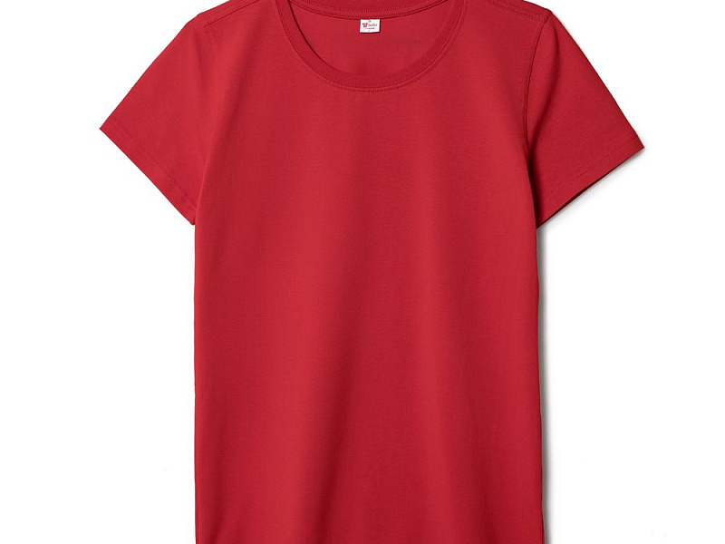 Футболка женская T-bolka Stretch Lady, темно-красная