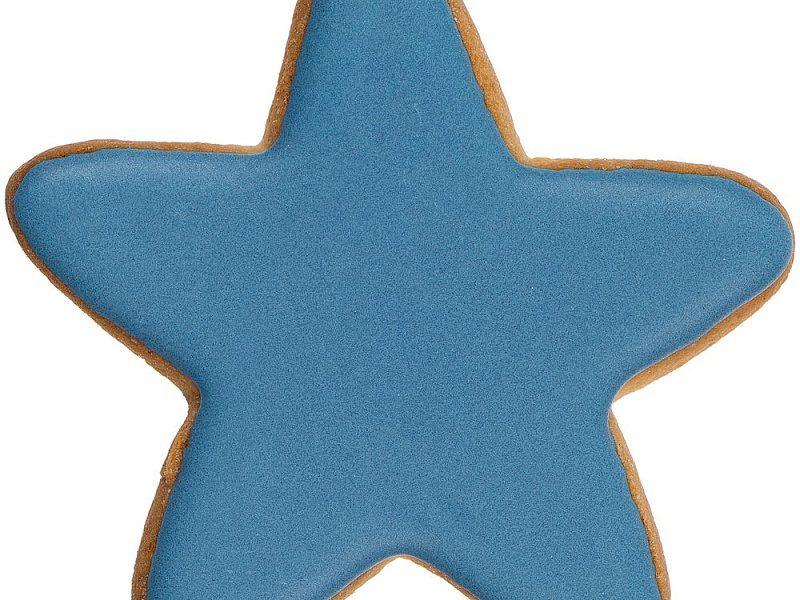 Печенье «Звезда», синее