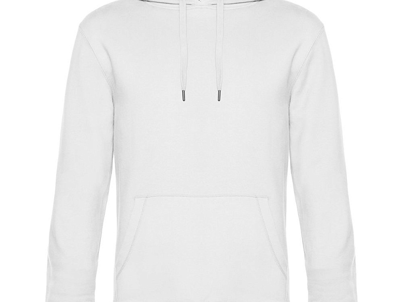Толстовка с капюшоном унисекс King, белая