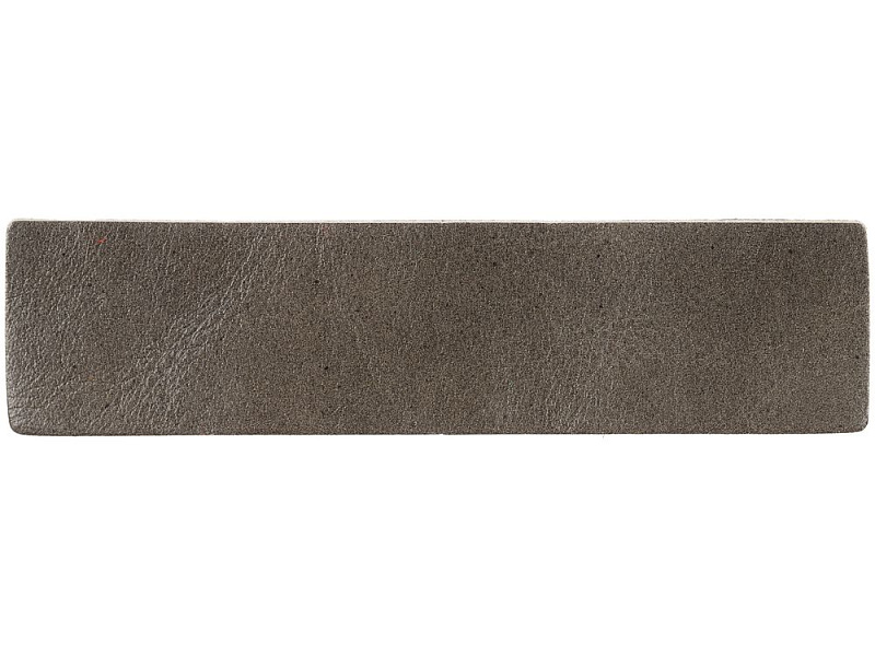 Лейбл кожаный Pasek, S, серый