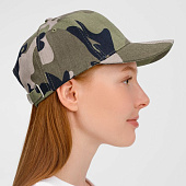 Бейсболка Buffalo, зеленый камуфляж