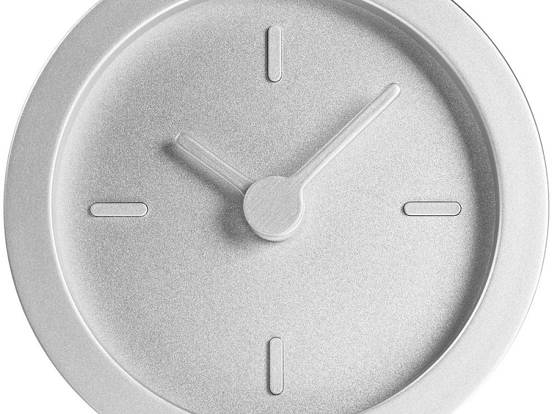 Часы настольные Bronco XXS Sparky, серебристые