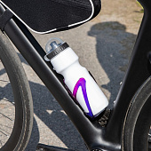 Бутылка для велосипеда Bikescape, белая с синим