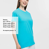 Футболка унисекс Regent 150, бирюзовая