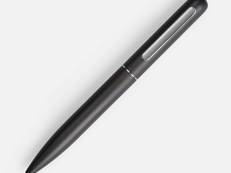 Ручка шариковая Scribo, матовая серая