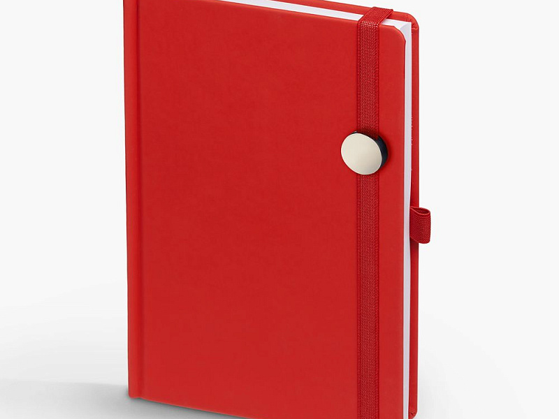 Ежедневник Favor Metal, недатированный, красный