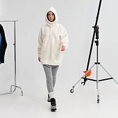 Анорак унисекс Oblako, молочно-белый